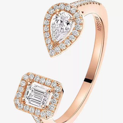 [Lumi Jewelery]My Twin Toi Gold Diamond Ring