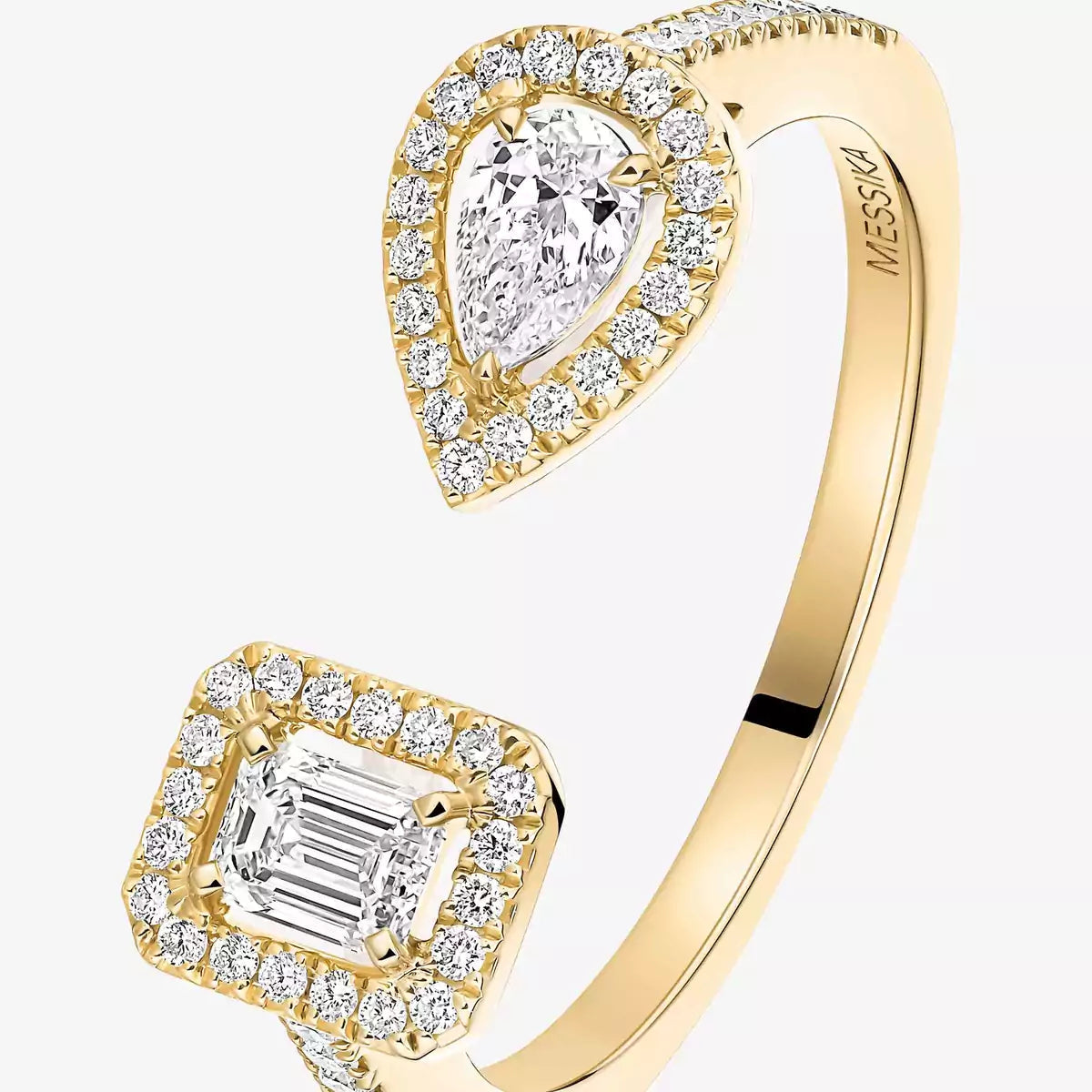 [Lumi Jewelery]My Twin Toi Gold Diamond Ring