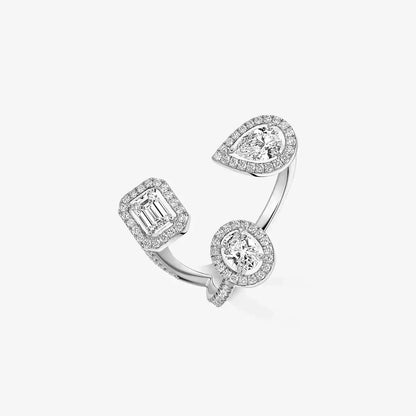 [[Lumi Jewelery] Diamond Ring 0,25ct My Twin Trilogy