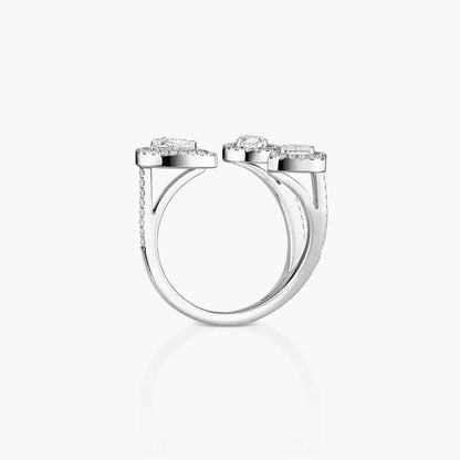 [[Lumi Jewelery] Diamond Ring 0,25ct My Twin Trilogy