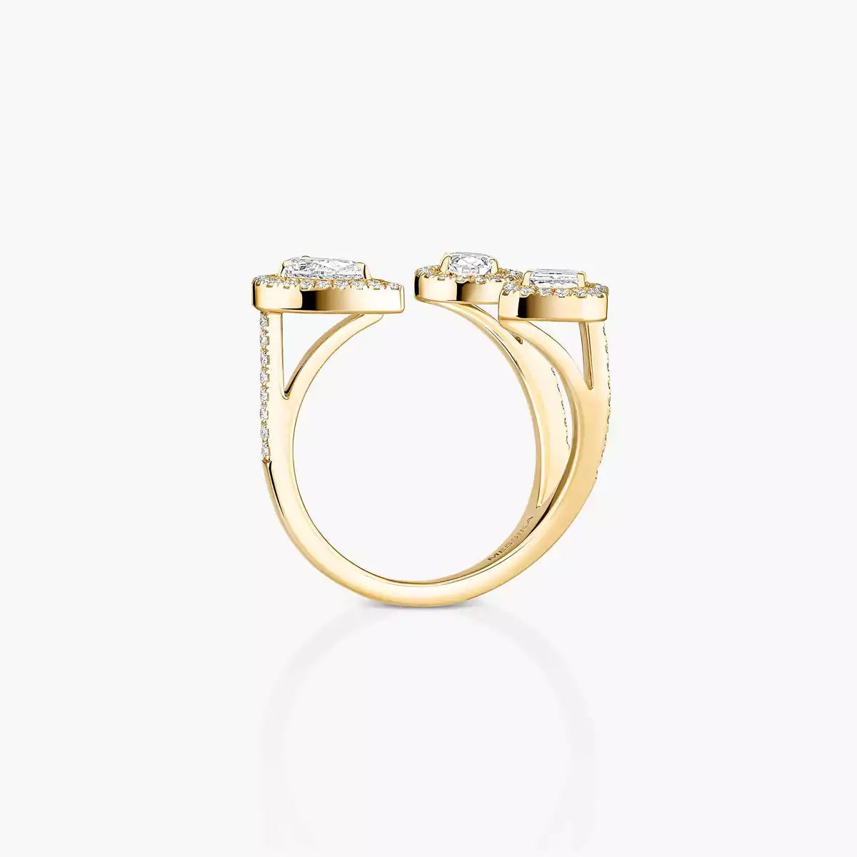 [[Lumi Jewelery] Diamond Ring 0,25ct My Twin Trilogy