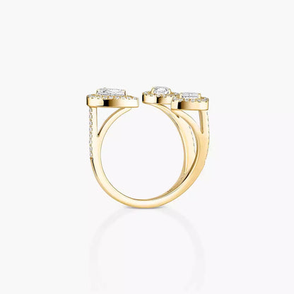 [[Lumi Jewelery] Diamond Ring 0,25ct My Twin Trilogy