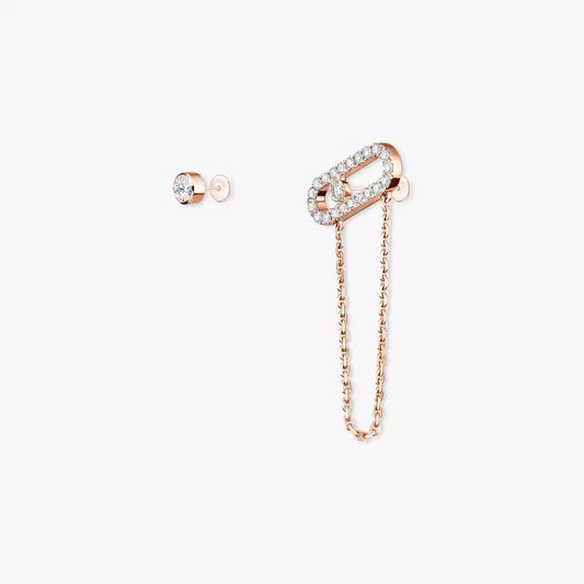 [Lumi Jewelery]Move Uno Diamond Earrings