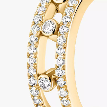 [Lumi Jewelery]Diamond Pave_ Hoop Earrings Move
