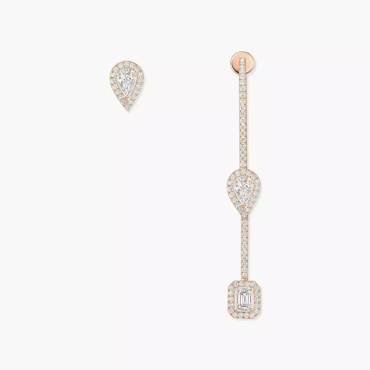 [Lumi Jewelery]Diamond Drop Earrings My Twin