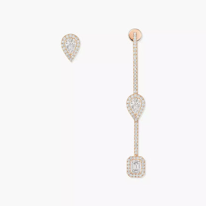 [Lumi Jewelery]Diamond Drop Earrings My Twin