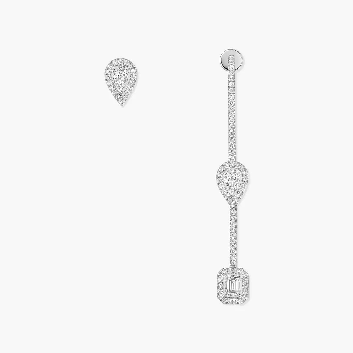 [Lumi Jewelery]Diamond Drop Earrings My Twin