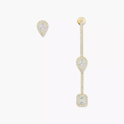 [Lumi Jewelery]Diamond Drop Earrings My Twin