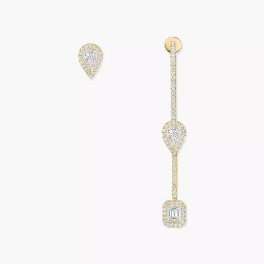 [Lumi Jewelery]Diamond Drop Earrings My Twin