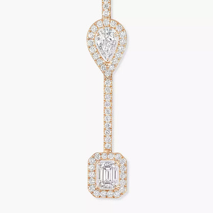 [Lumi Jewelery]Diamond Drop Earrings My Twin