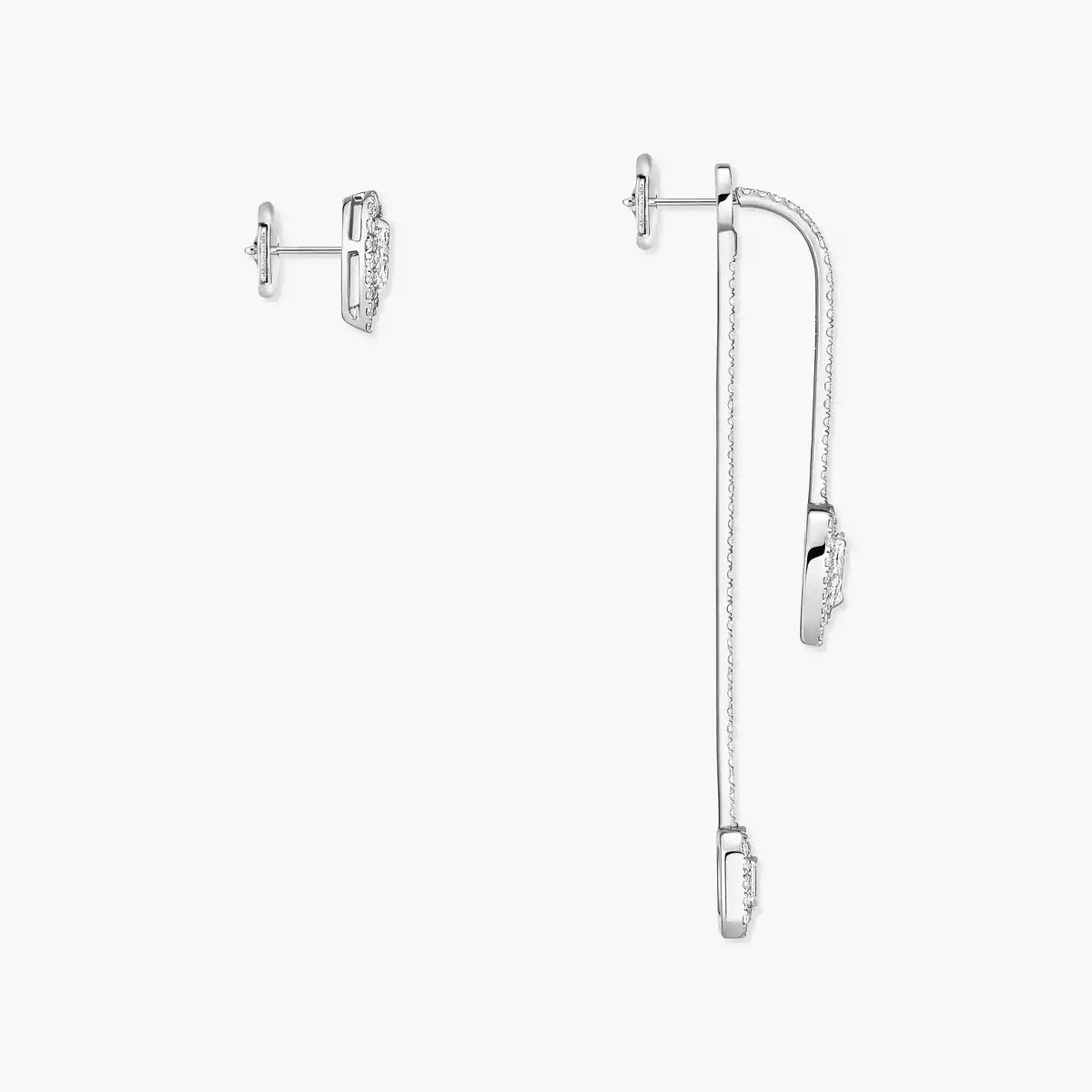 [Lumi Jewelery]Diamond Drop Earrings My Twin