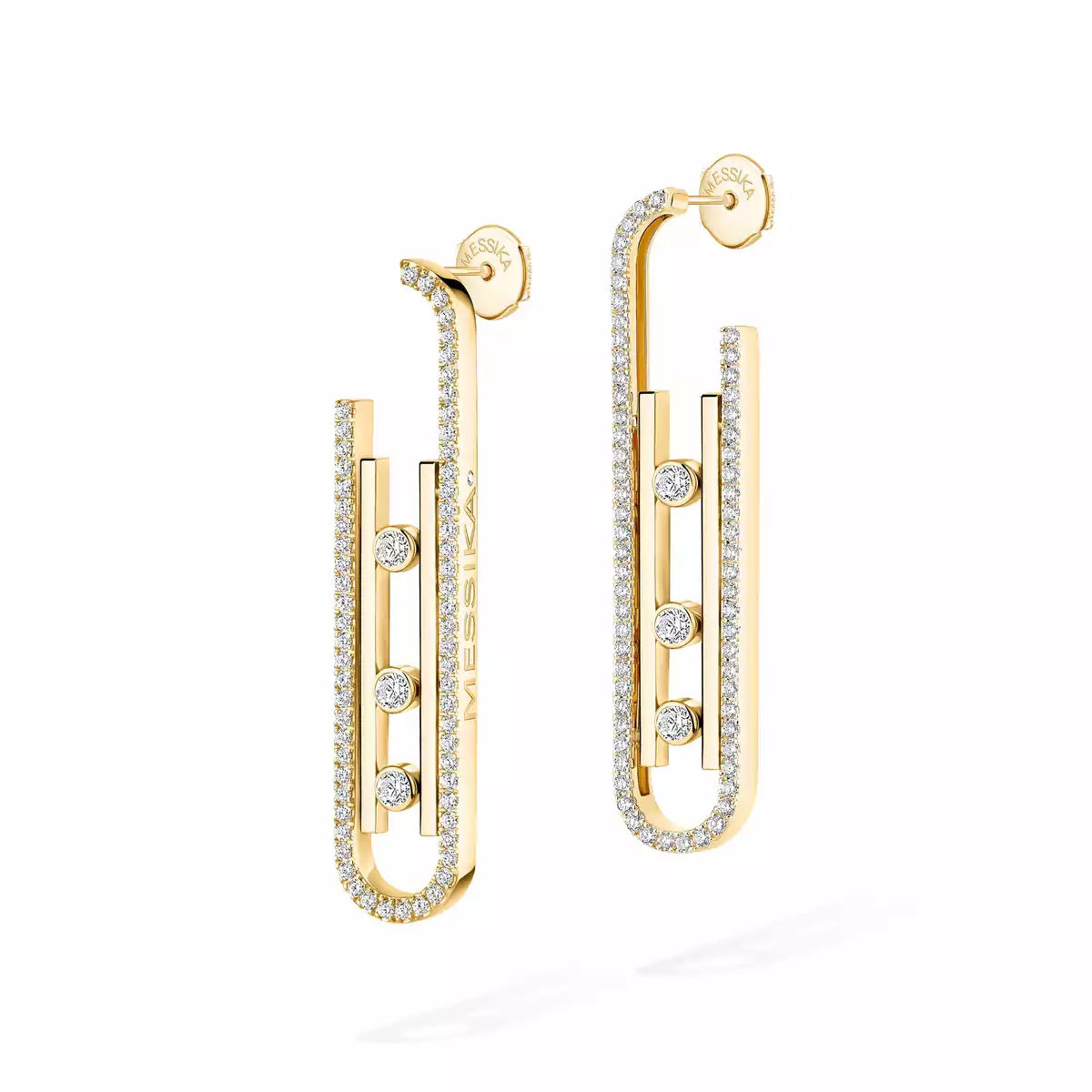 [Lumi Jewelery]Diamond Pendant Earrings Move 10Th