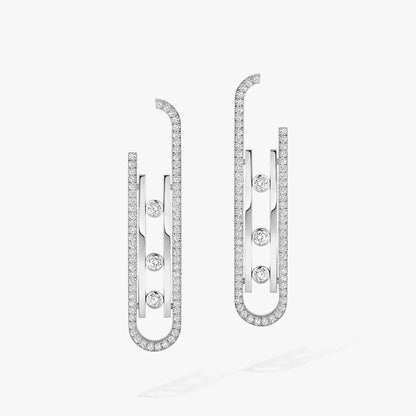 [Lumi Jewelery]Diamond Pendant Earrings Move 10Th
