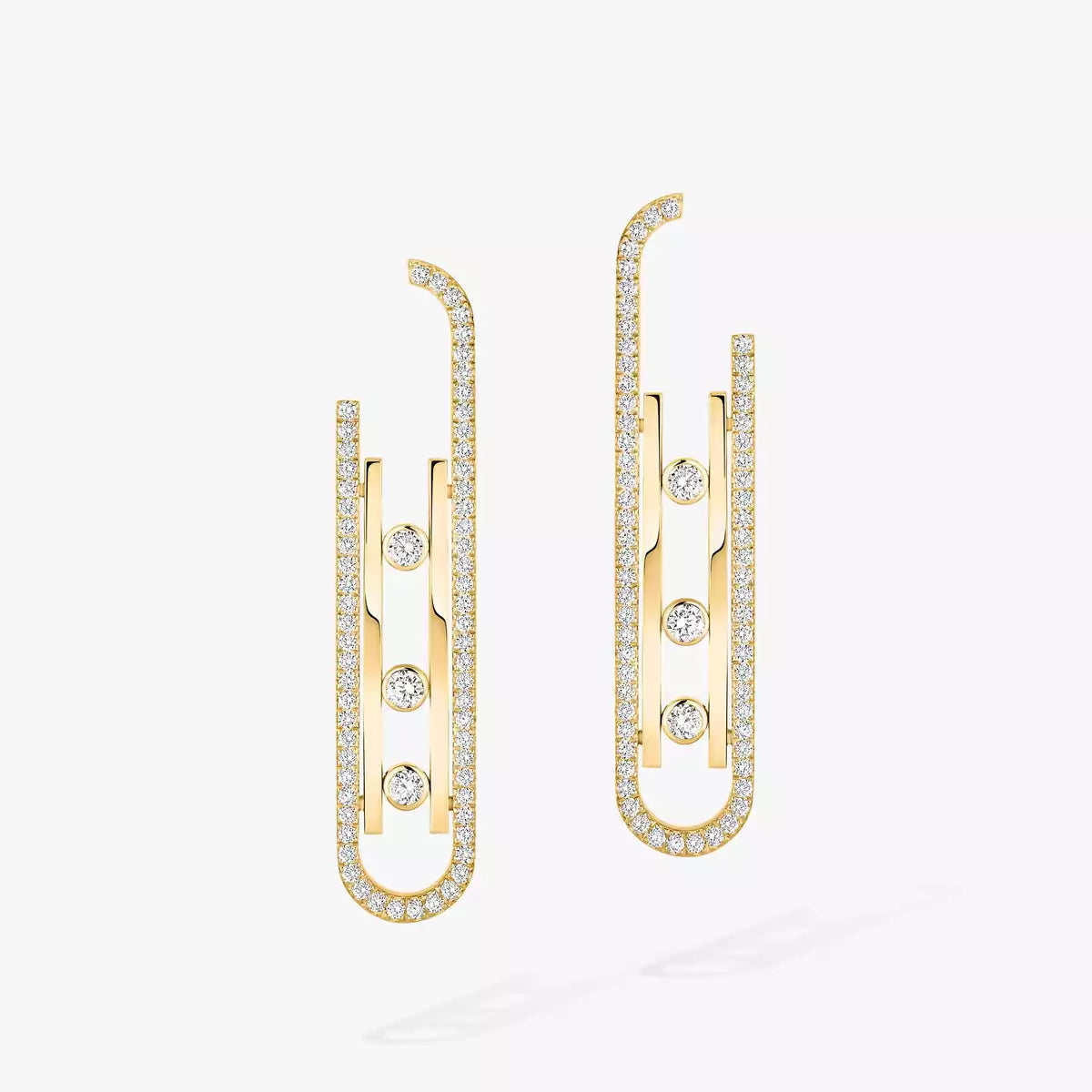 [Lumi Jewelery]Diamond Pendant Earrings Move 10Th