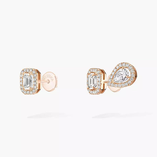 [Lumi Jewelery]Diamond Earrings 0,10ct My Twin 1+2