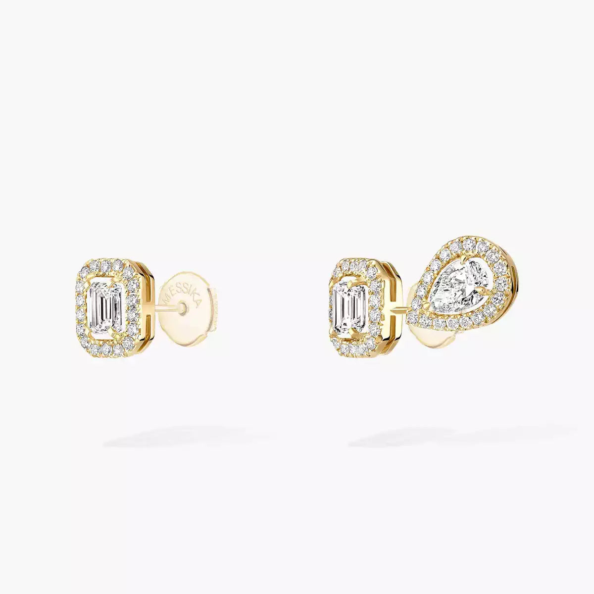 [Lumi Jewelery]Diamond Earrings 0,10ct My Twin 1+2