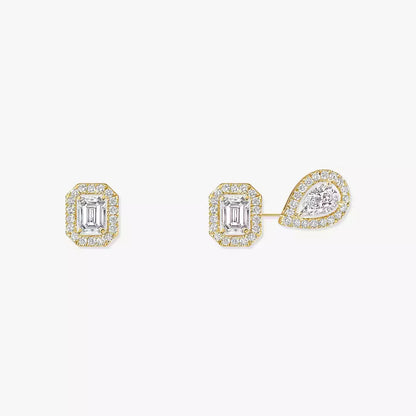 [Lumi Jewelery]Diamond Earrings 0,10ct My Twin 1+2