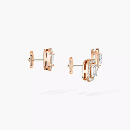 [Lumi Jewelery]Diamond Earrings 0,10ct My Twin 1+2