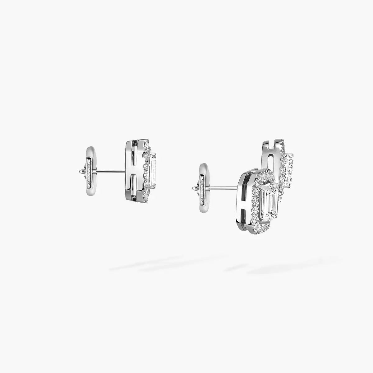 [Lumi Jewelery]Diamond Earrings 0,10ct My Twin 1+2