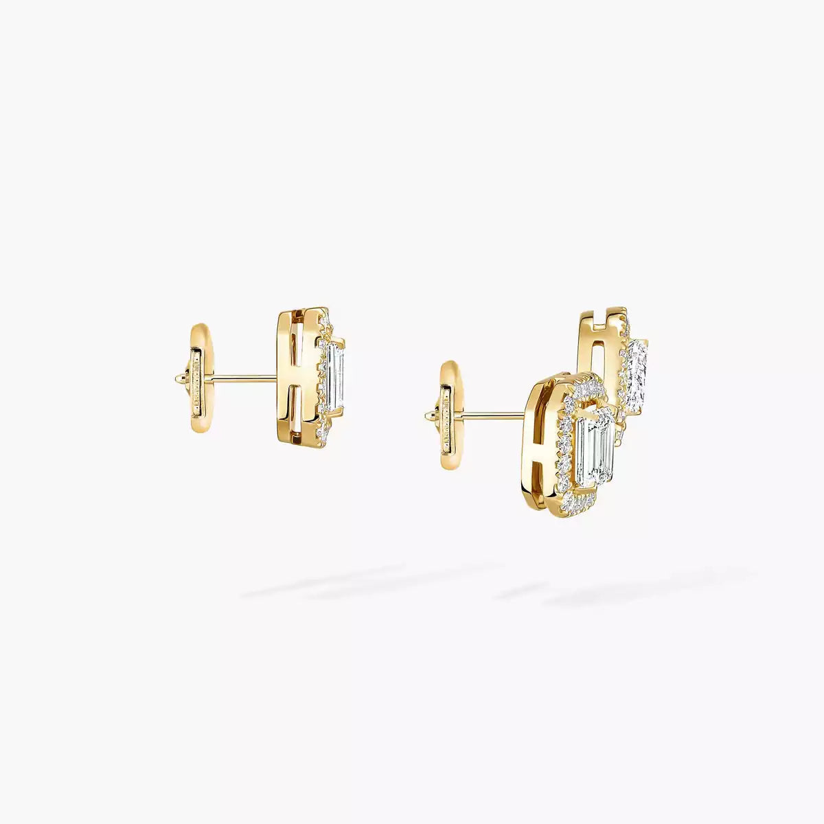 [Lumi Jewelery]Diamond Earrings 0,10ct My Twin 1+2