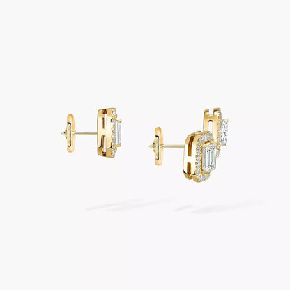[Lumi Jewelery]Diamond Earrings 0,10ct My Twin 1+2