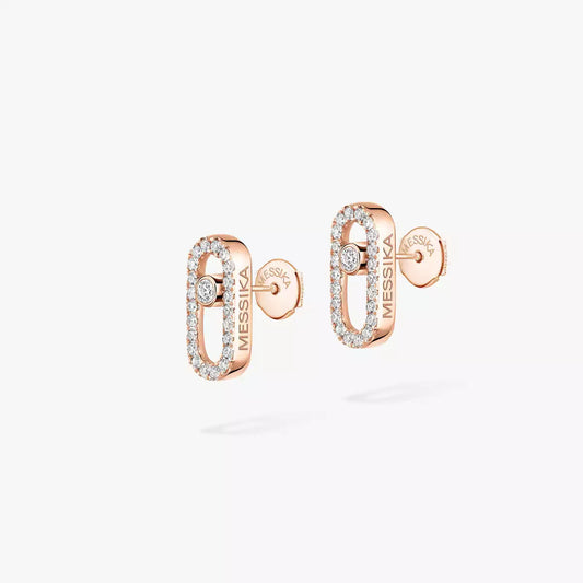 [Lumi Jewelery]Move Uno Diamond Earrings