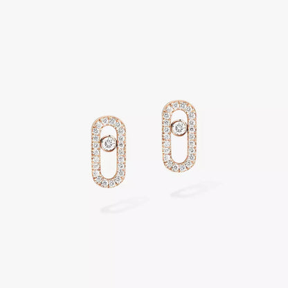 [Lumi Jewelery]Move Uno Diamond Earrings