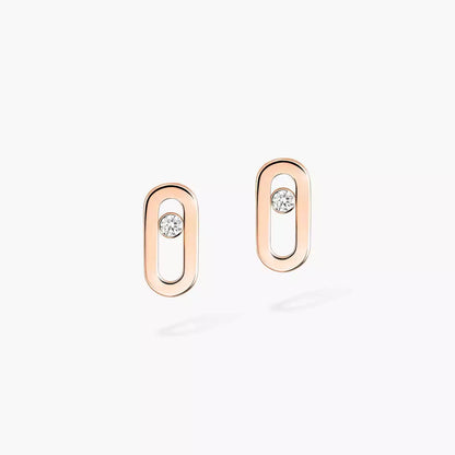 [Lumi Jewelery]Move Uno Diamond Stud Earrings