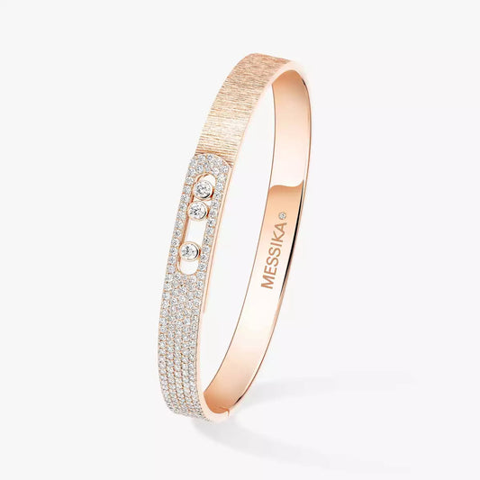 [Lumi Jewelery]Move Noa Cisel辿 half pav辿 bangle