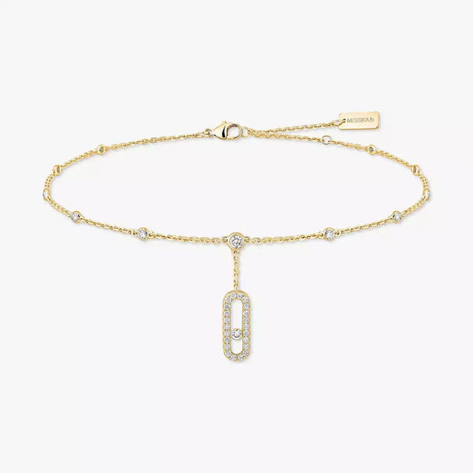 [Lumi Jewelery] Move Uno pav辿 ankle bracelet