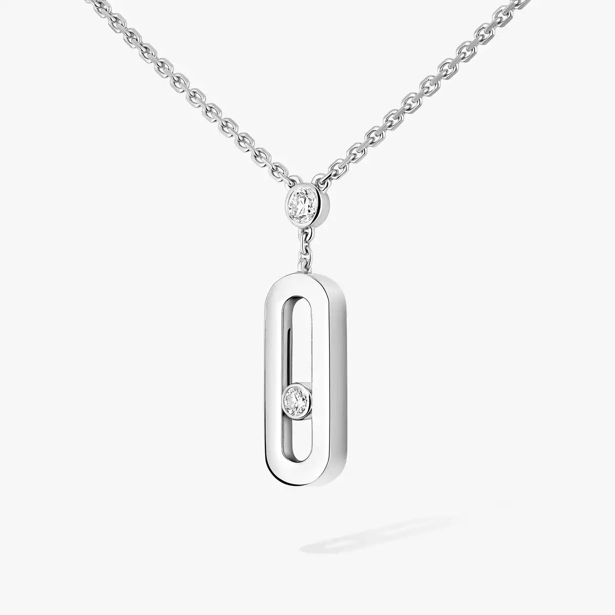 [Lumi Jewelery] Move Uno Gold Diamond Long Necklace
