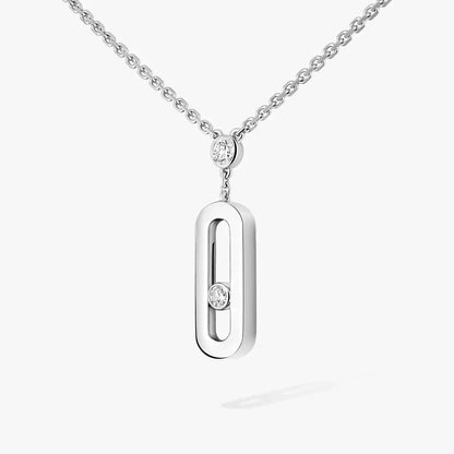 [Lumi Jewelery] Move Uno Gold Diamond Long Necklace
