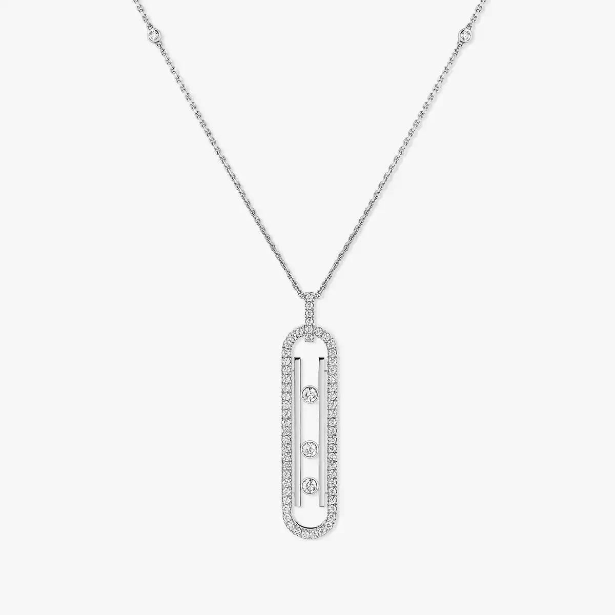 [Lumi Jewelery]Diamond Necklace Move 10Th