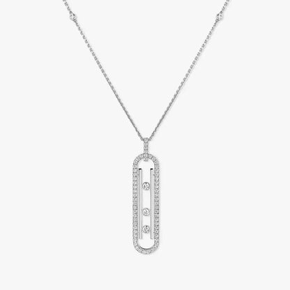 [Lumi Jewelery]Diamond Necklace Move 10Th