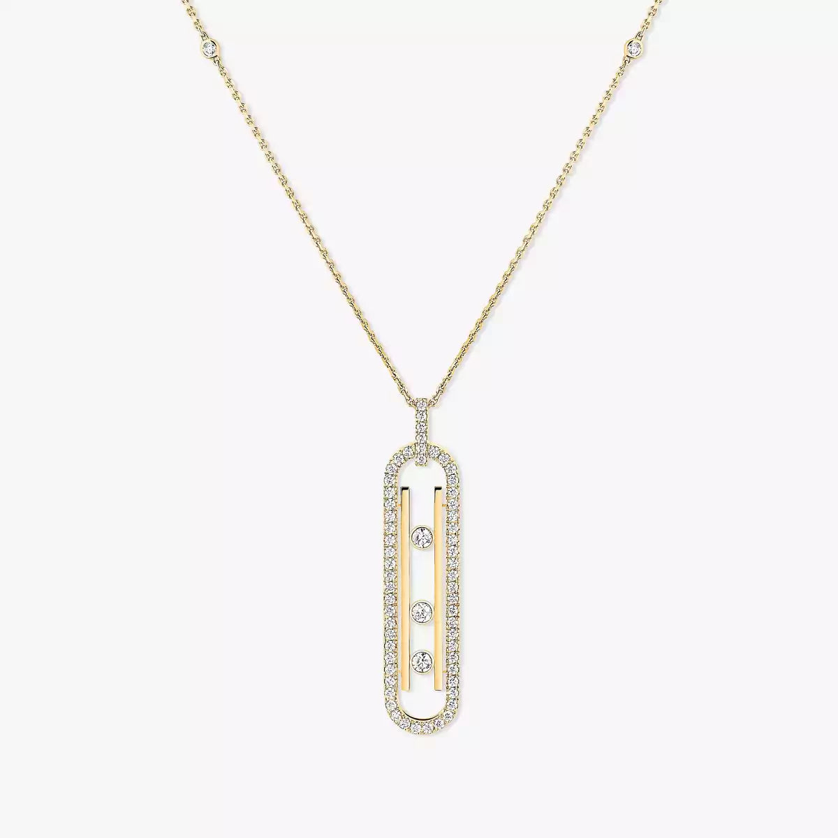 [Lumi Jewelery]Diamond Necklace Move 10Th