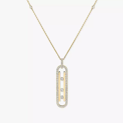 [Lumi Jewelery]Diamond Necklace Move 10Th