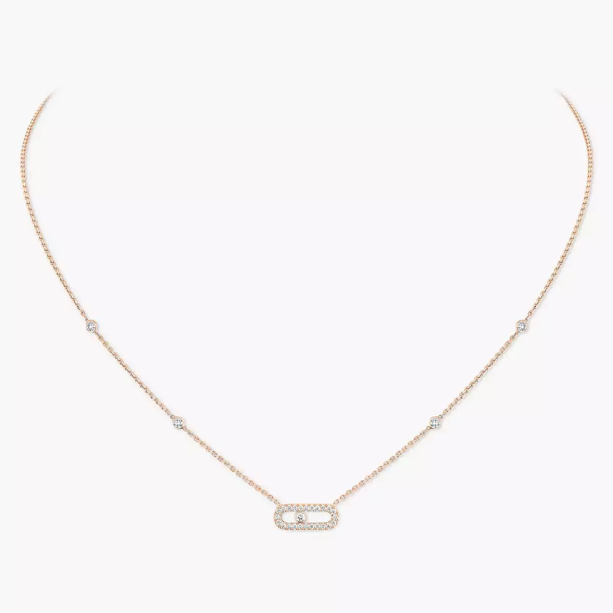 [Lumi Jewelery]Diamond Necklace Move Uno