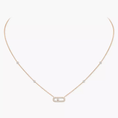 [Lumi Jewelery]Diamond Necklace Move Uno