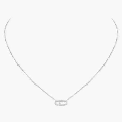 [Lumi Jewelery]Diamond Necklace Move Uno