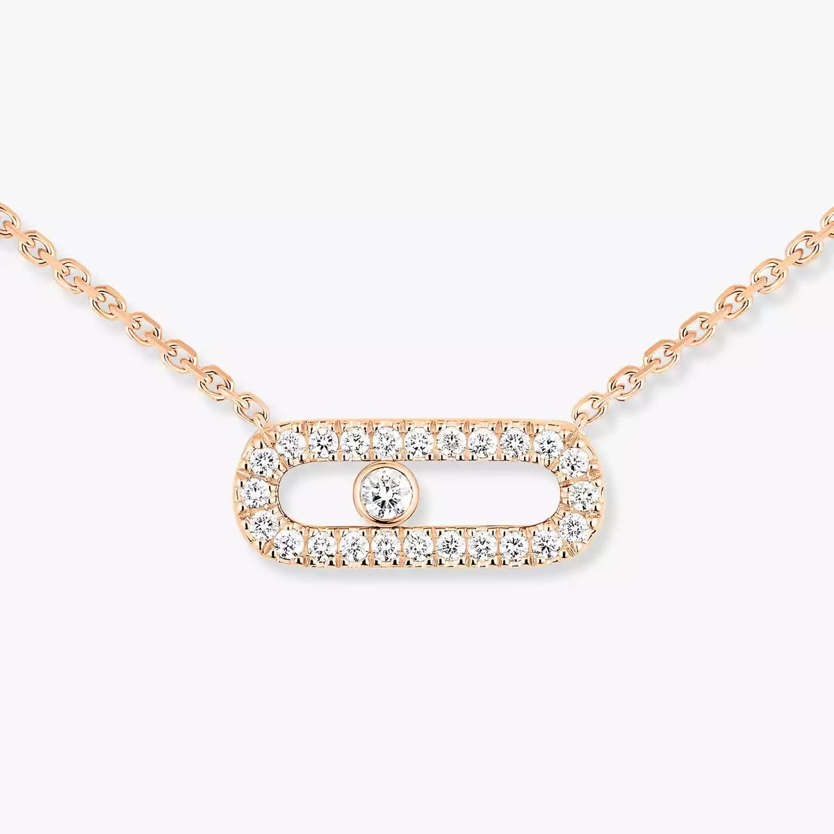 [Lumi Jewelery]Diamond Necklace Move Uno