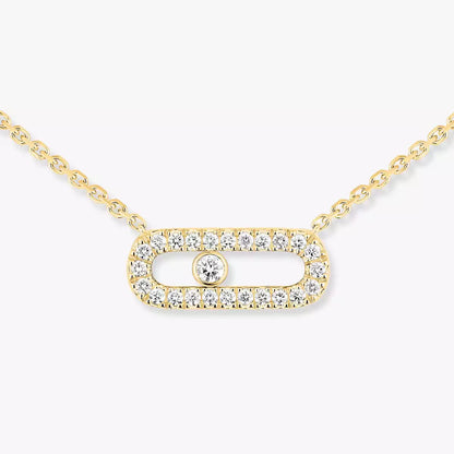 [Lumi Jewelery]Diamond Necklace Move Uno