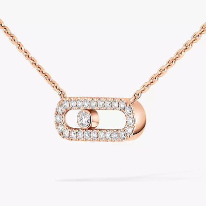 [Lumi Jewelery]Diamond Necklace Move Uno