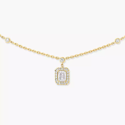 [Lumi Jewelery]My Twin Diamond Necklace in Silver