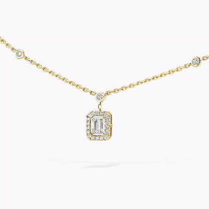 [Lumi Jewelery]My Twin Diamond Necklace in Silver