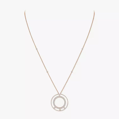 [Lumi Jewelery]Move Romane Long Pave_-Set Diamond Necklace