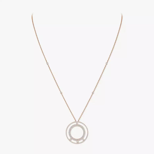 [Lumi Jewelery]Move Romane Long Pave_-Set Diamond Necklace