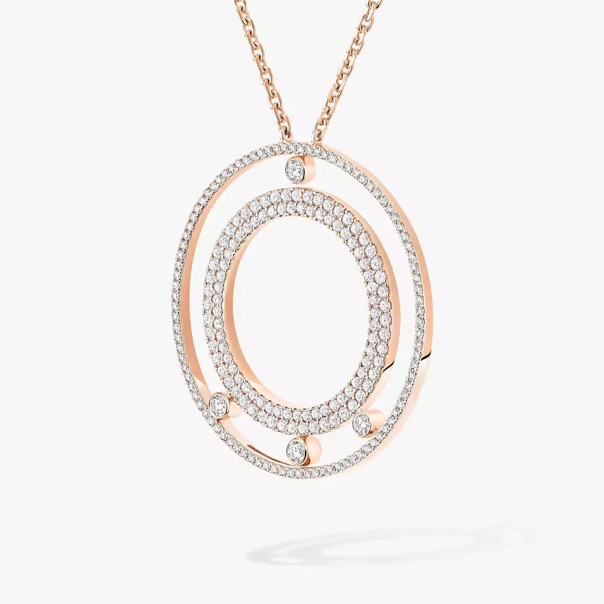 [Lumi Jewelery]Move Romane Long Pave_-Set Diamond Necklace