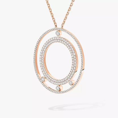[Lumi Jewelery]Move Romane Long Pave_-Set Diamond Necklace