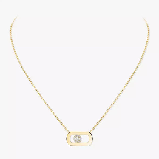 [Lumi Jewelery]So Move Diamond Necklace in Gold