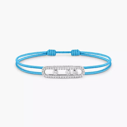 [Lumi Jewelery]Messika Care(s) pink cord pav辿 bracelet